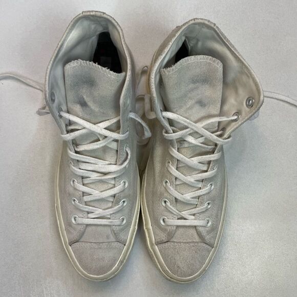 Converse Chuck Taylors Hi I Love NY Sneakers Men Size 10.5 White 161186C - Picture 5 of 10